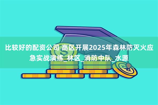 比较好的配资公司 高区开展2025年森林防灭火应急实战演练_林区_消防中队_水源